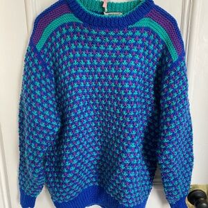 Handmade Colourful Knit Women's Sweater